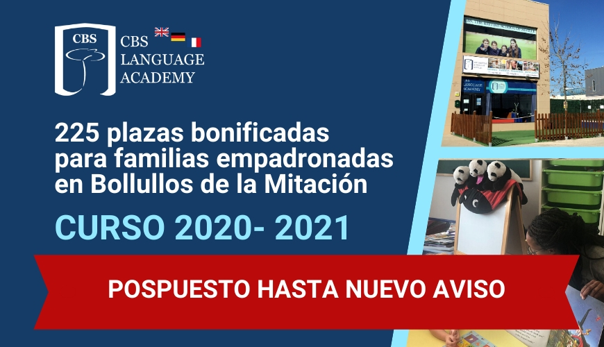 Pospuesto Bonificación Bollullos de la Mitación 2020-21