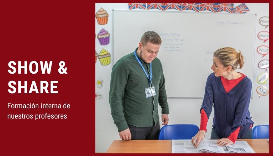 noticia show and share profesores cbs language academy marzo 2021