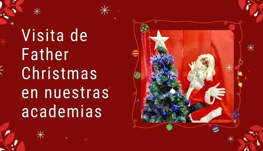 Noticia Visita de Father Christmas en nuestras academias portada