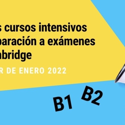 Noticia nuevos cursos intensivos a partir de enero 2022